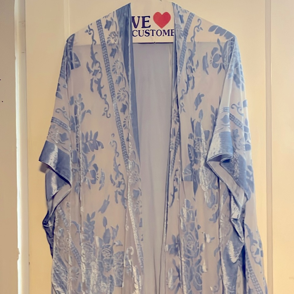 Beautiful baby blue kaftan